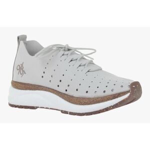 OTBT Womens Alstead Athletic Shoes Gray Low Top Leather Lace Up Cork Women’s 10